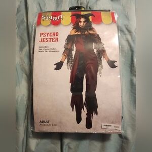 Spirit Halloween Psycho‎ Jester Costume Women’s Adult Size 8-10 Complete.